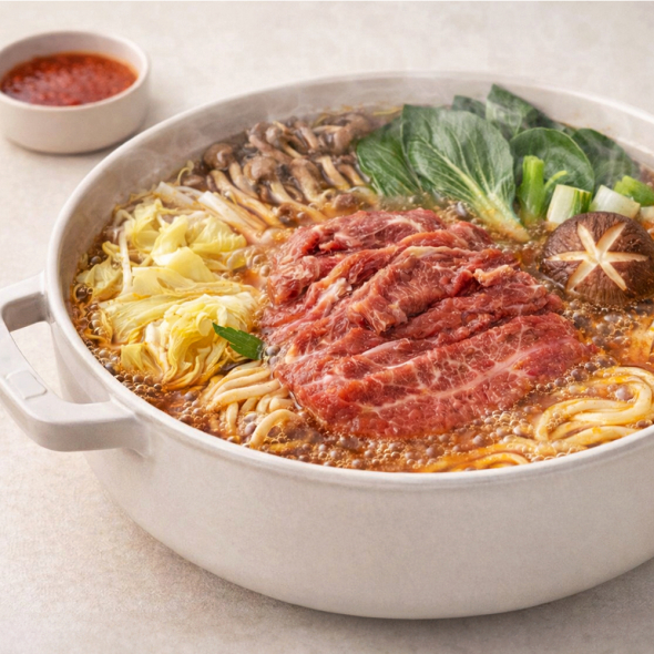 [압도적 고기]샤브샤브 3인분 밀키트 캠핑 홈파티 음식