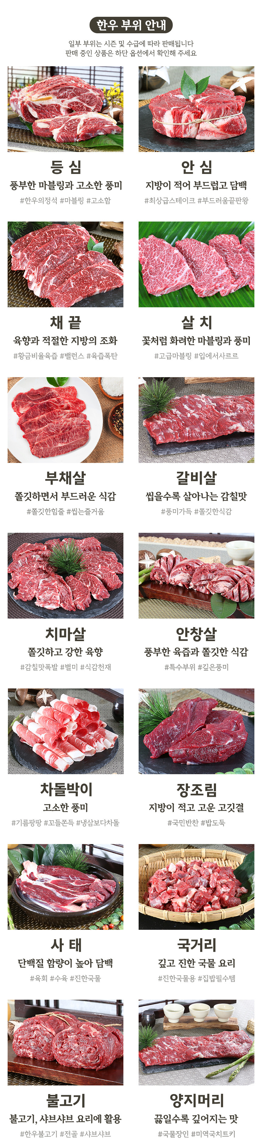 농협안심한우 투뿔 1등급 구이용 안심 부채살 국거리 소고기 200g