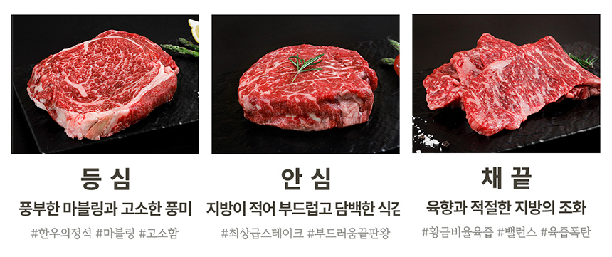 부모님 설 명절 한우선물세트 1+등급 소고기 등심 채끝 구이용 선물 포장