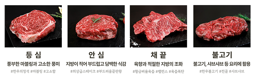 부모님 설 명절 한우선물세트 1+등급 소고기 등심 채끝 구이용 선물 포장