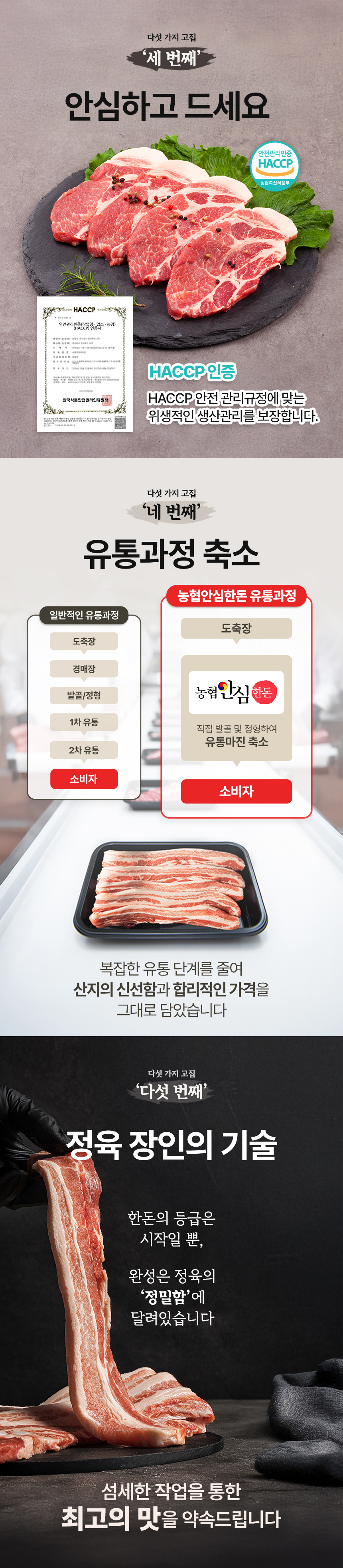 농협 안심 한돈 선물세트 돼지고기 삼겹살 선물